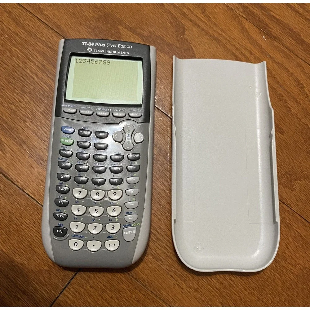 Texas Instruments TI-84 Plus Silver Edition Graphing Calculator TESTED‎